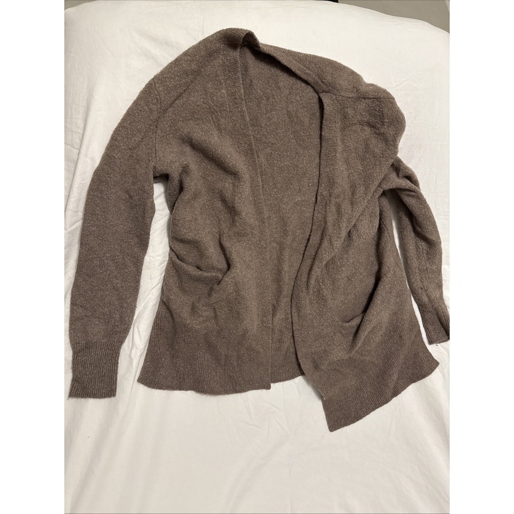 Women's Extra Small Madewell Long Sleeve Open Sweater Wool Alpaca Blend